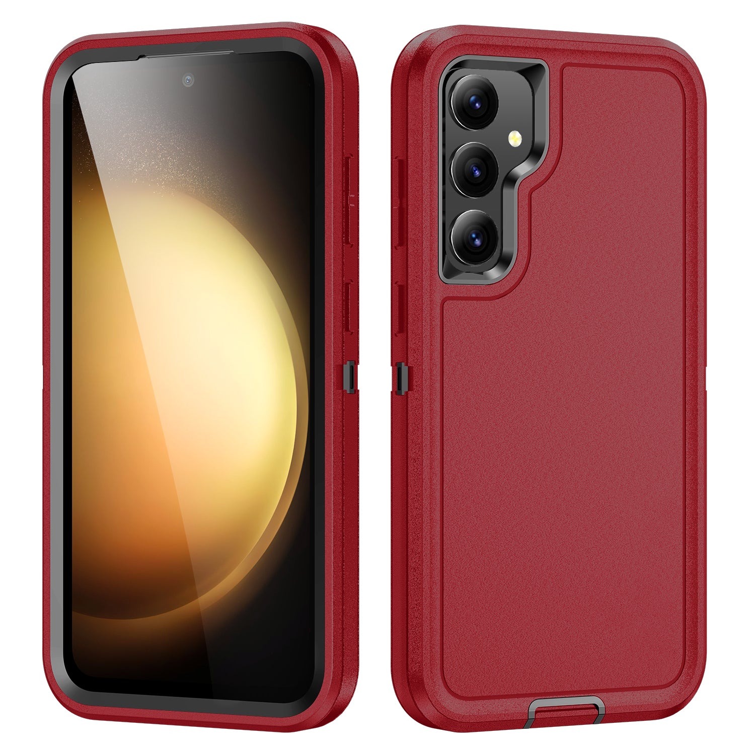 For Samsung Galaxy S23 FE Case PC+TPU+PC Drop-proof Protective Phone Cover For Samsung Galaxy S23 FE Case PC+TPU+PC Drop-proof Protective Phone Cover